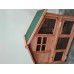 Double Story Rabbit Chook Guinea Pig Ferret Hutch House Coop Cage ED38